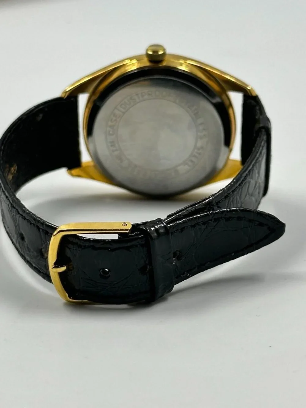 Vintage Manual Wind Watch University Class 1992 Robert J Lee Rotating Ring Works